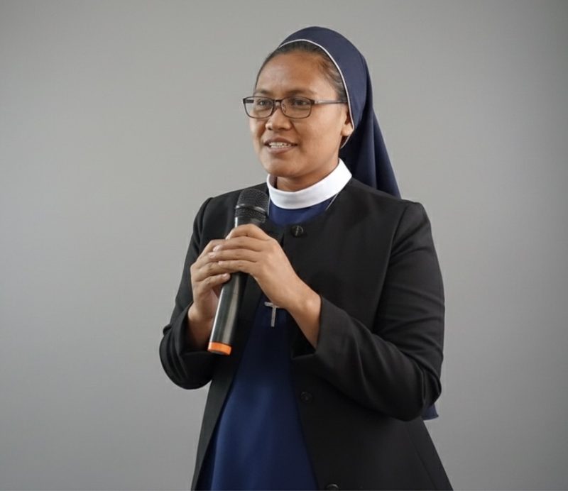 Koordinator JPIC SSpS Flores Barat/Rumah Perlindungan Perempuan dan Anak, Sr. Frederika Tanggu Hana, SSpS,