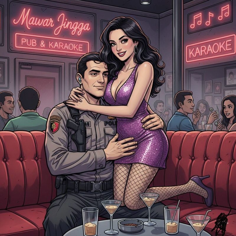 Ilustrasi Perwira Polisi 